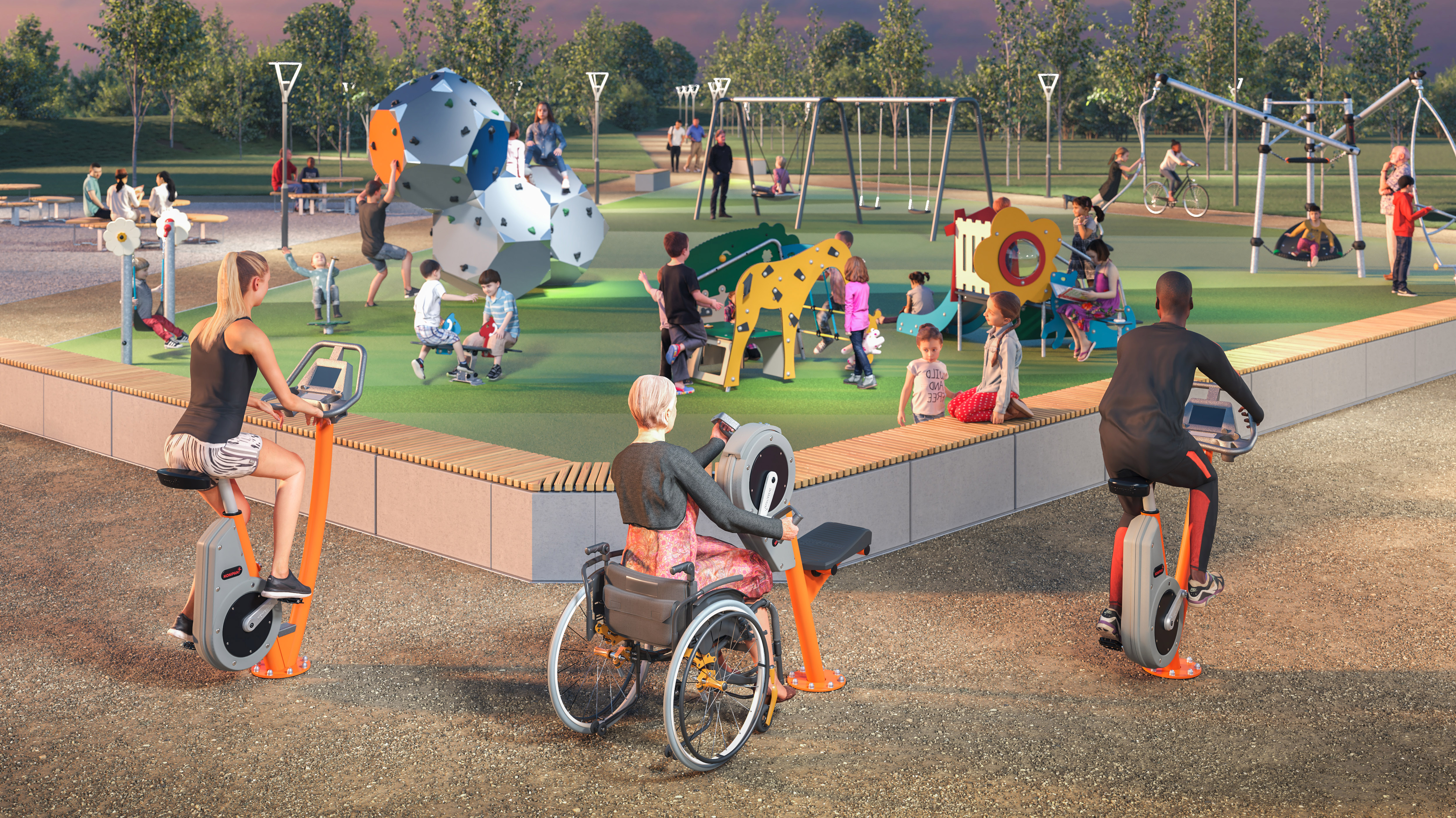 Kompan outdoor gym store